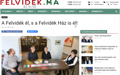 A Felvidék.ma hírportál is bemutatta tevékenységünket