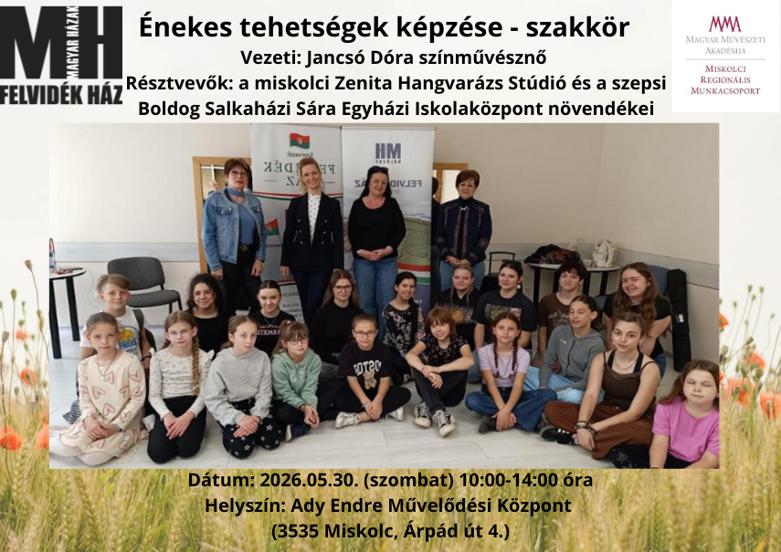 Énekes tehetségek 2026